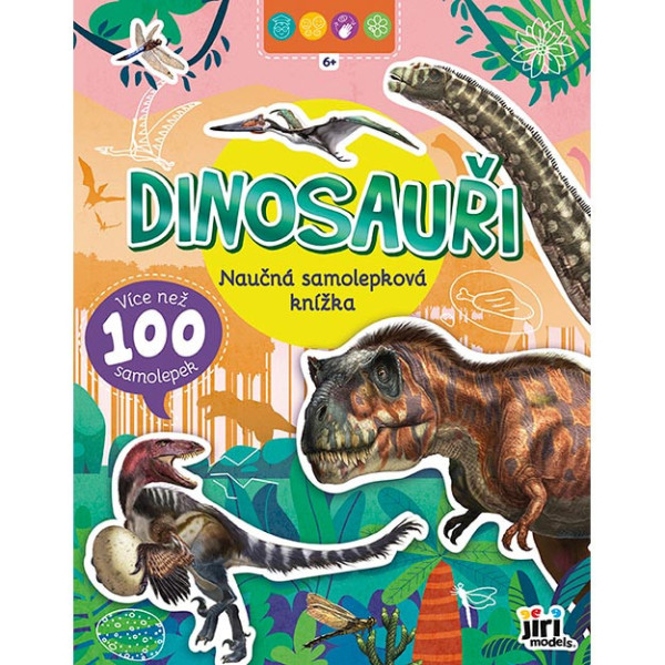 Models Naučná samolepková knížka 6+ Dinosauři