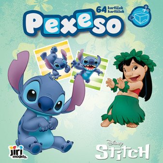 Models Pexeso v sešitu Lilo & Stitch