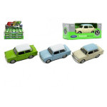 Auto Welly Trabant 1:60 kov 7cm mix barev volný chod v krabičce