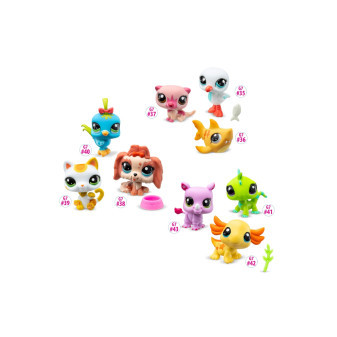 Littlest Pet Shop 3 figurky - 3 druhy