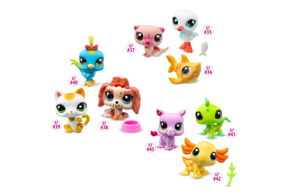 Littlest Pet Shop 3 figurky - 3 druhy