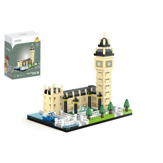 Stavebnice mini KOCO Big Ben plast 523ks v krabičce 12,5x17x7cm