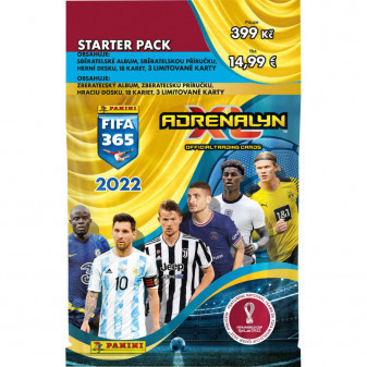 PANINI FIFA 365 - 2022 - ADRENALYN - starter set - poškozený obal