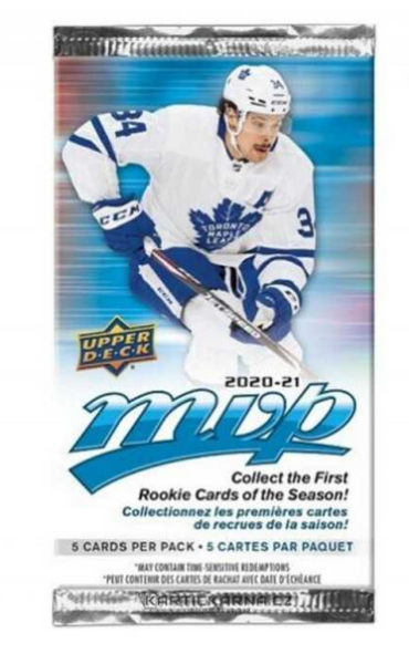 UPPER DECK NHL MVP HOCKEY 2020/2021, hokejové karty