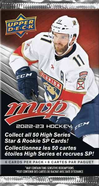 UPPER DECK NHL MVP HOCKEY 2022/2023, hokejové karty