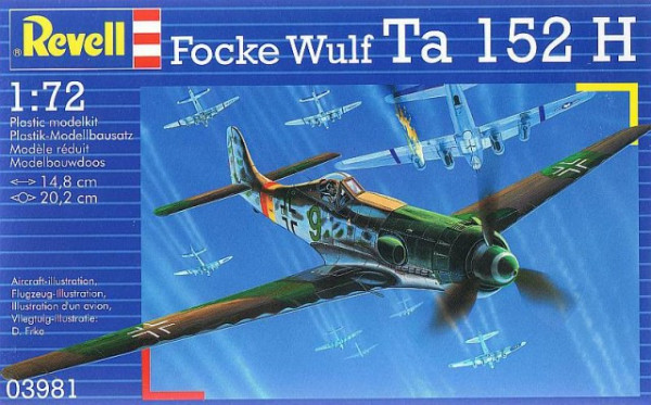 Revell 03981 letadlo Focke Wulf Ta 152 H měřítko 1:72