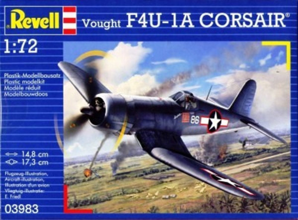 Revell 03983 letadlo F4U-1D Corsair (1:72)