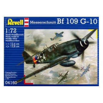Revell Plastic ModelKit 04160 letadlo Messerschmitt Bf 109 G 10