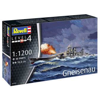 Revell Plastic ModelKit loď 05181 - Gneisenau (1:1200)