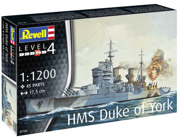 Revell Plastic ModelKit loď 05182 - HMS Duke of York (1:1200)