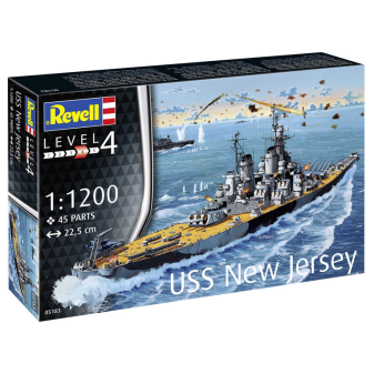 Revell Plastic ModelKit loď 05183 - USS New Jersey (1:1200)