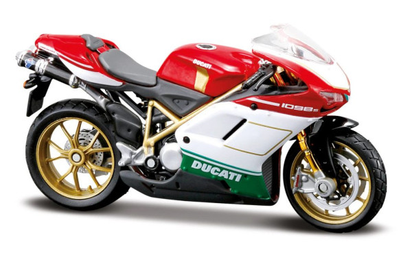 Maisto 07024 Motocykl, Ducati 1098 S Tricolore, 1:24