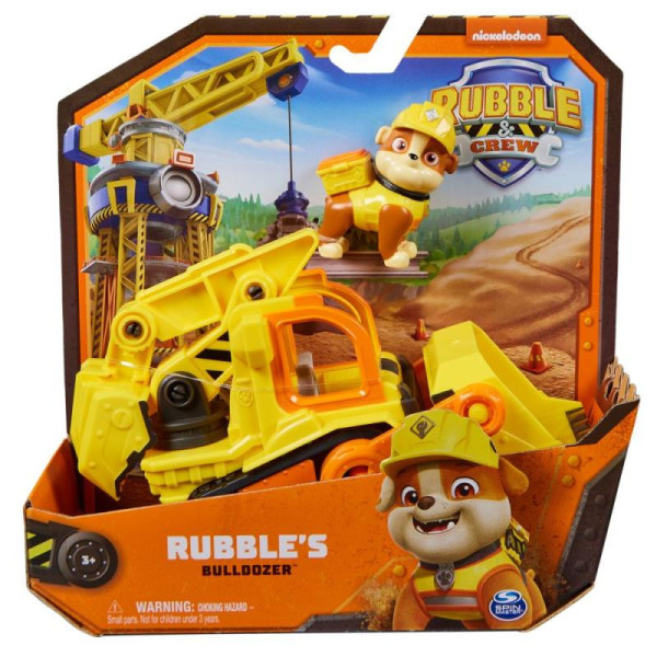 Spin Master Paw Patrol Tlapková patrola Rubble a Crew základní vozudlo Rubble