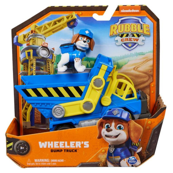 Spin Master Paw Patrol Tlapková patrola Rubble a Crew základní vozidlo WHEELER