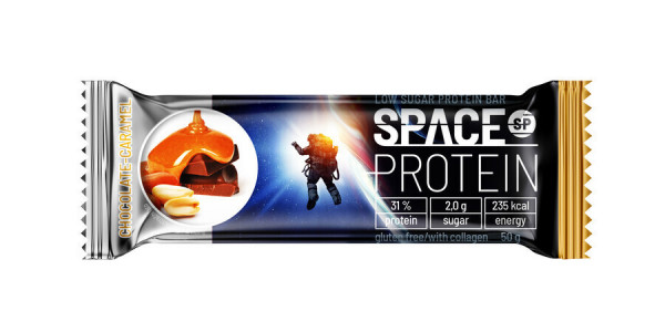 Space protein Proteinová tyčinka arašídy a karamel 50g
