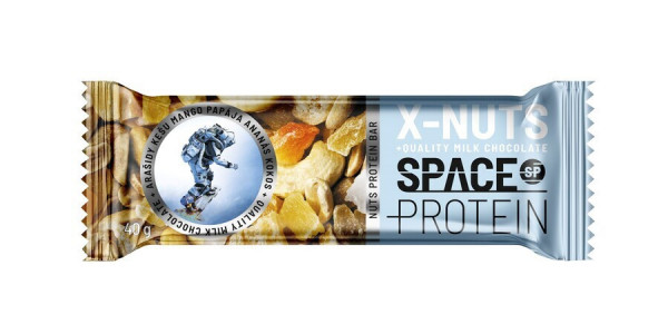 Space Protein Proteinová tyčinka X-Nuts - Exotic40g
