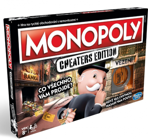 Hasbro Monopoly Cheaters edition CZ společenská hra E1871