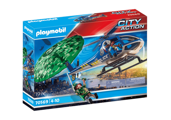 Playmobil® City Action 70569 Policejní vrtulník: Pronásledování padáku