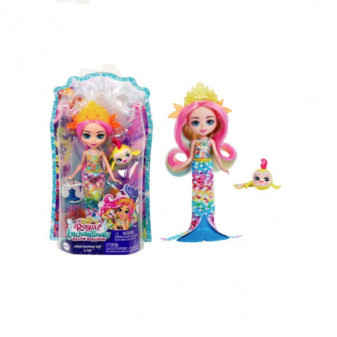 Mattel panenka Enchantimals se zvířátkem  Radia Rainbow fish 15 cm FNH22
