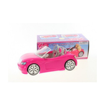 Glorie auto růžové pro panenky barbie Gloria