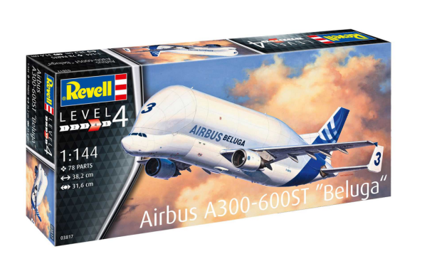 Revell Plastic ModelKit letadlo 03817 - Airbus A300-600ST 'Beluga' (1:144)