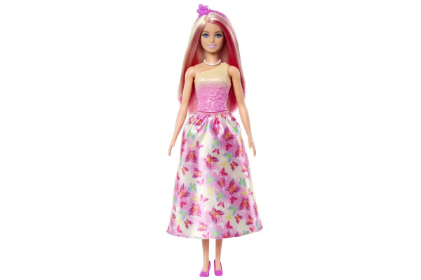 Mattel  Barbie Pohádková princezna - růžová HRR08