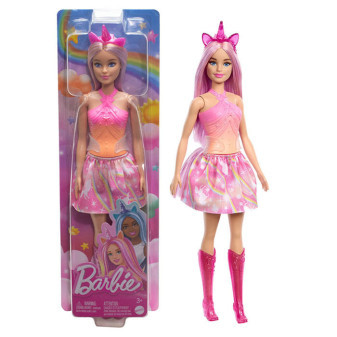 Mattel Barbie pohádková víla Jednorožec - Růžová HRR13