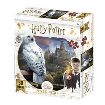 Puzzle 3D Harry Potter Hedvika 500 dílků