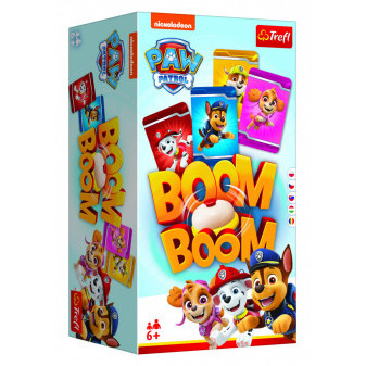 Trefl Boom Boom společenská hra - Tlapková patrola Paw Patrol