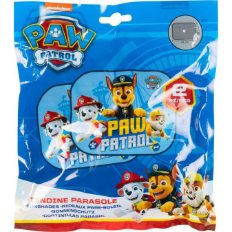 Dětská sluneční clona Paw Patrol 2 ks  kluci 44 x 35 cm