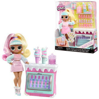 MGA L.O.L.Surprise!  OMG Nehtové studio s panenkou - Candylicious Sprinkles Shop