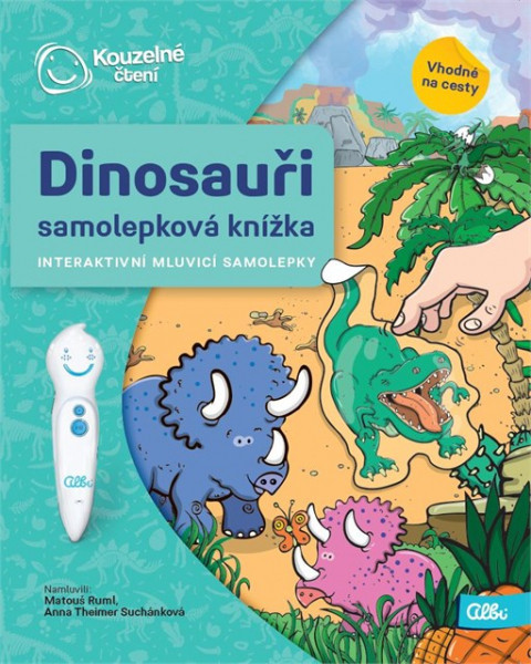 Albi kouzelné čtení Samolepková knížka Dinosauři