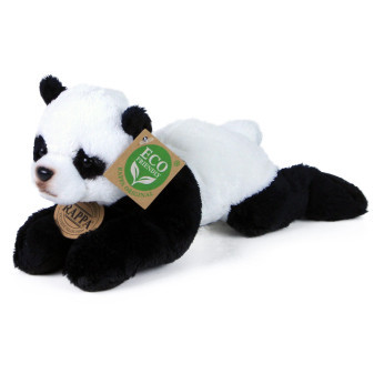 Plyšová panda ležící 18 cm ECO-FRIENDLY