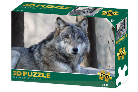 Puzzle 3D -Vlk