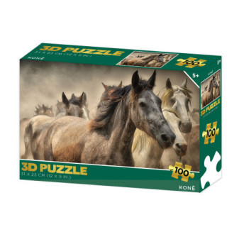 Puzzle 3D - Koně