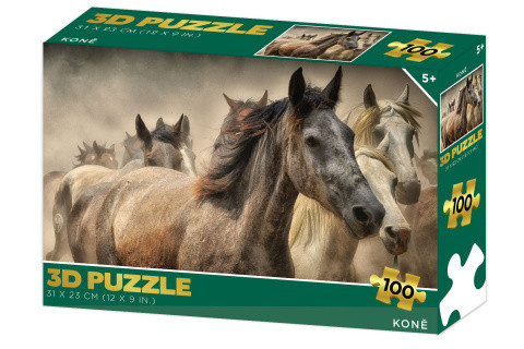 Puzzle 3D - Koně