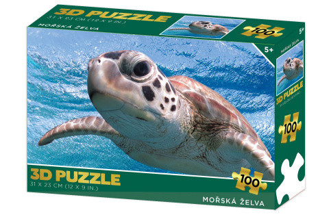 Puzzle 3D - Želva mořská