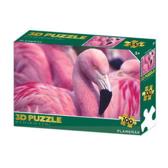 Puzzle 3D - Plameňák