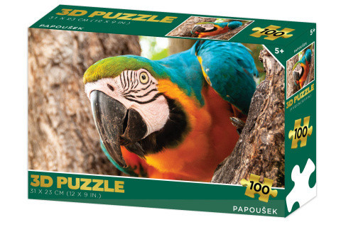 Puzzle 3D - Papoušek