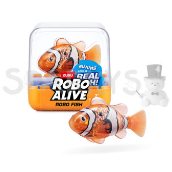 ZURU ROBO ALIVE ROBO RYBA S2 oranžová