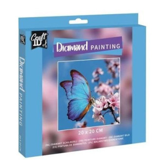 Creatoys Diamantový obrázek - Motýl 20 x 20cm