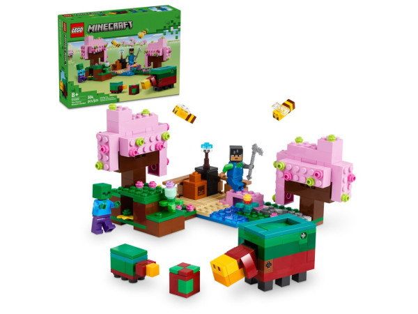 LEGO®  Minecraft® 21260 Zahrada s rozkvetlými třešněmi