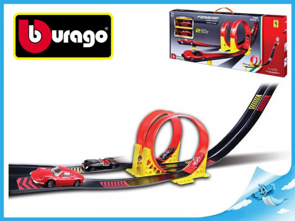 Burago 1:43 Ferrari Race & Play Dual Loop