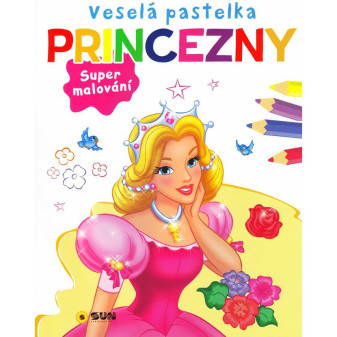 Veselá pastelka - Princezny- SUPER MALOVÁNÍ