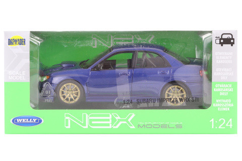 Welly model Subaru Impreza WRX STI 1:24