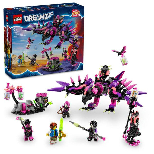 LEGO® DREAMZzz 71483 Nikdyčarodějnice a její stvoření z noční můry