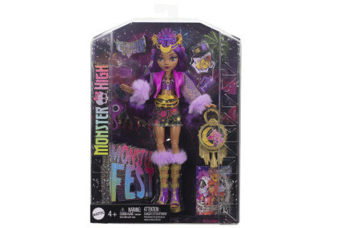 Mattel Monster High fest panenka - Clawdeen HXH80