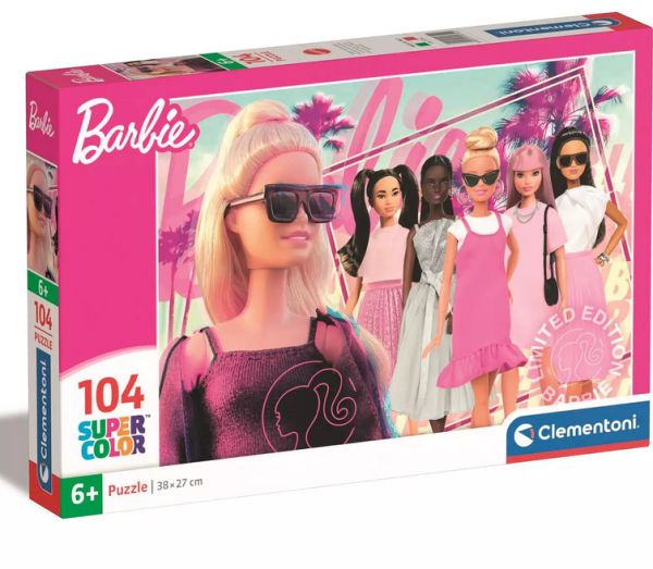 Clementoni 25752 Puzzle Super Color Barbie 104 dílků