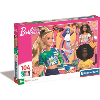 Clementoni 25753 Puzzle Super Color Barbie v létě 104 dílků