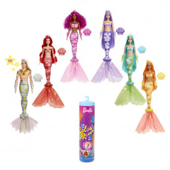 Mattel BRB Barbie Color Reavel duhová mořská panna  HCC46